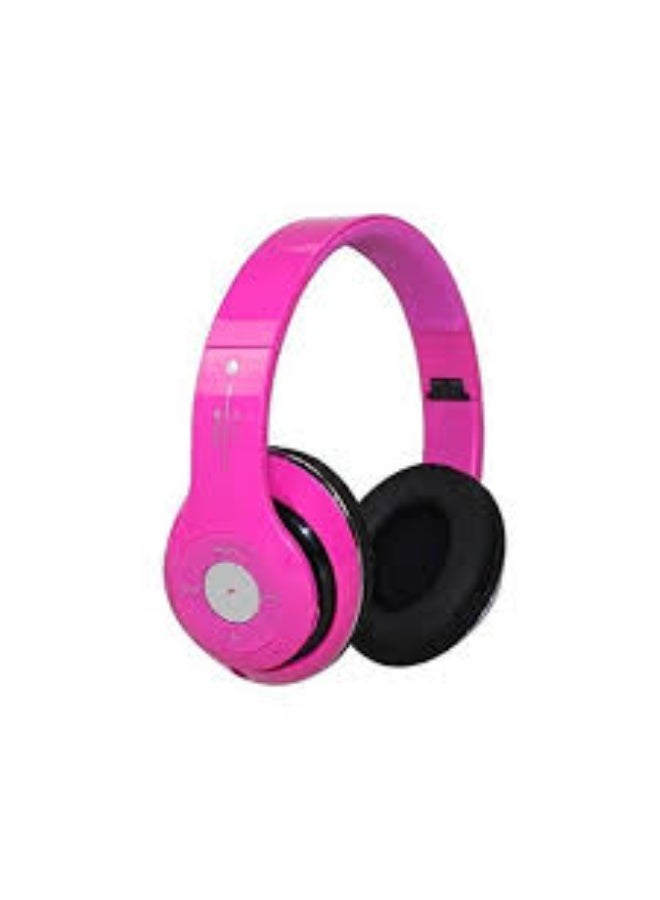 اس تي ان 16 سماعة رأس لاسلكية ستيريو MP3 طراز STN-16 - وردي - Image 4